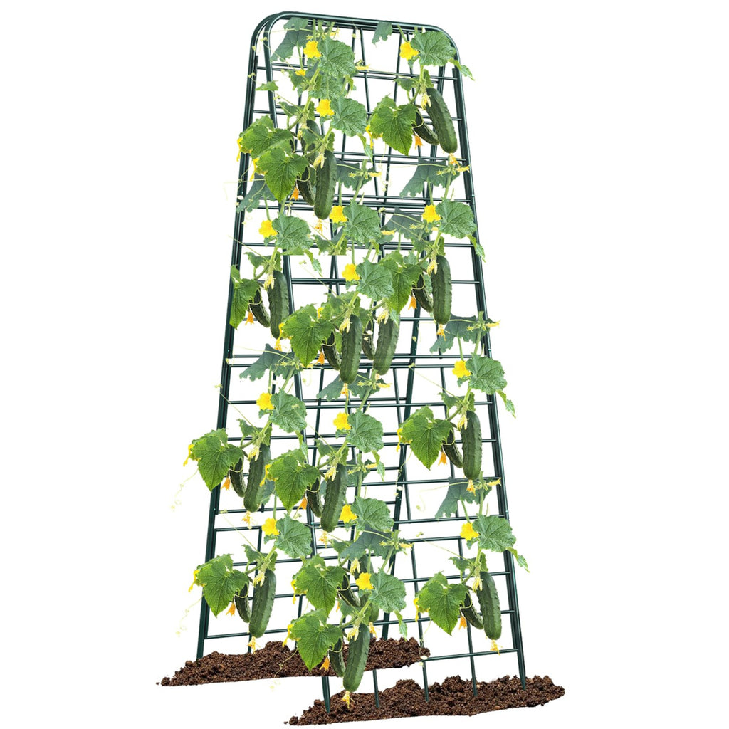 Heavy Duty 50"x17" Adjustable A-Frame Trellis for Climbing Plants