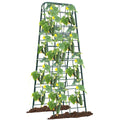 Heavy Duty 50"x17" Adjustable A-Frame Trellis for Climbing Plants